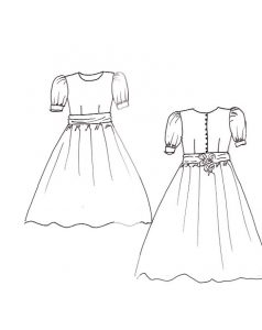 Bridesmaid dress design by Joanna Bell